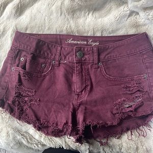 Maroon shorts